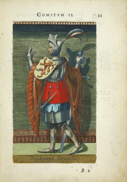 Восмеер, Михель. Графы Голландии и Зеландии, правители Фризии [Vosmero, M. Principes Hollandiae et Zelandiae, domini Frisiae…] Антверпен, 1578.