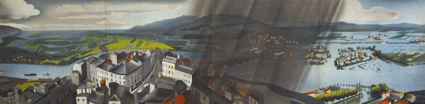 [Книжка-раскладушка] Панорама горы / худ. А. Экстер, текст Мари Колмон. [Panorama de la Montagne. На фр. яз.]. [Париж]: Эрнест Фламмарион, 1938.