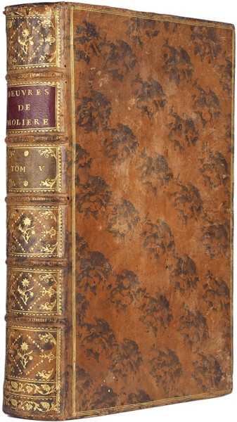 Сочинения Мольера. [Oeuvres de Moliere]. Т. 1-6. Париж, 1734.