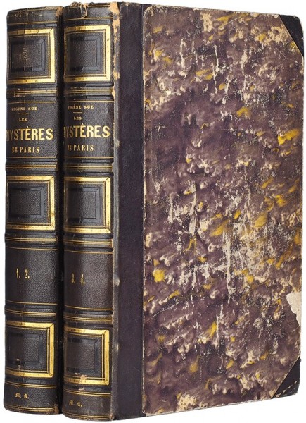 Сю, Э. Парижские тайны [Les Mystères de Paris. Par M. Eugene Sue]. [На фр. яз.]. В 4 ч. Ч. 1-4. Новое издание, пересм. автором. Париж: Librairie de Charles Gosselin, 1843-1844.