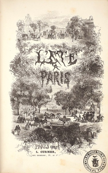 Жанен, Ж.-Г. Лето в Париже. [L'été a Paris. На фр. яз.]. Париж: Typ. Lacrampe et comp., 1844.