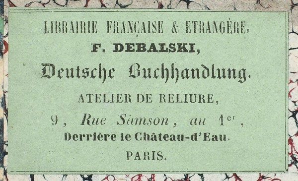 Сю, Э. Вечный жид [Le Juif errant. Par Eugene Sue]. В 4 т. Т. 1-4. Париж: Paulin, 1845.