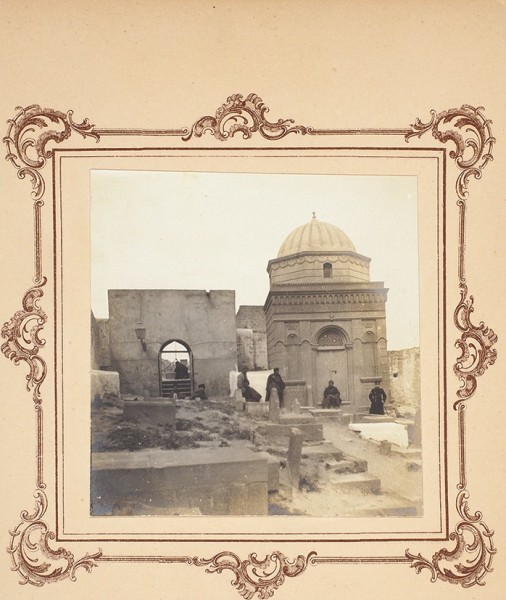 Подборка из 5 фотографий на паспарту «Мечети в Средней Азии».