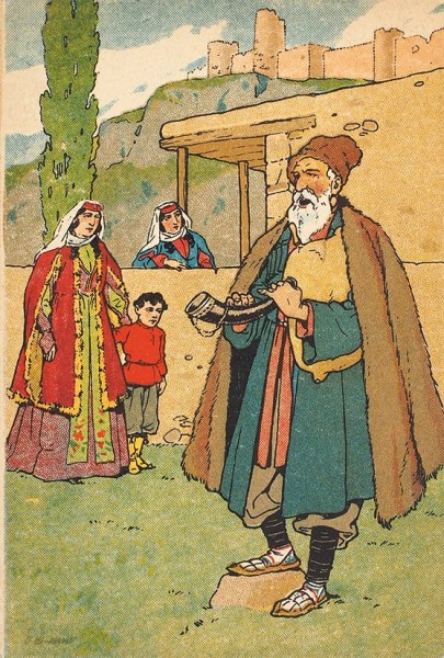 Подборка открыток «Грузинские типы / худ. О. Шмерлинг». 1920-1930. 39 шт.