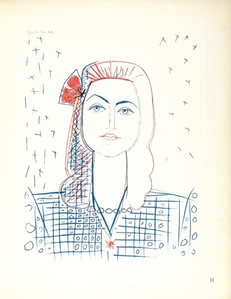 Элюар, Поль. Рисунки Пикассо. [Picasso dessins / Paul Eluard. На франц. яз.]. Париж: Le Edition Braun & Cie, [после 1946].