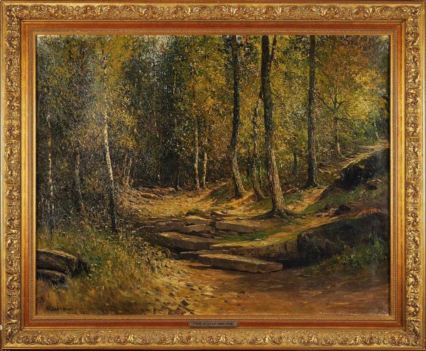 Вент (Vent) Рудольф (1880—1948) «Пейзаж». 1926. Холст, масло, 72 х 90 см.