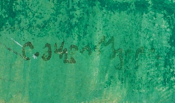 Гудиашвили Ладо (Владимир) Давидович (1896—1980) «Обнаженная». 1969. Бумага, графитный карандаш, пастель, белила, 20,9 х 13,6 см.