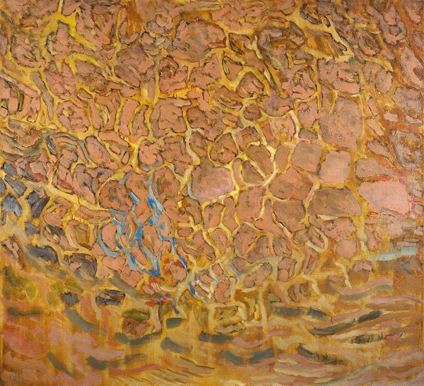 Гурова Марина «Золотая вода». 2005. Холст, масло. 110 х 120 см. Собственность автора.