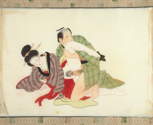 [Ого-го, ничего себе, что бывает! Или «Японский размер»] Свиток японских эротических картин в жанре «сюнга». Кон. XIX в. - нач. ХХ в. (?).